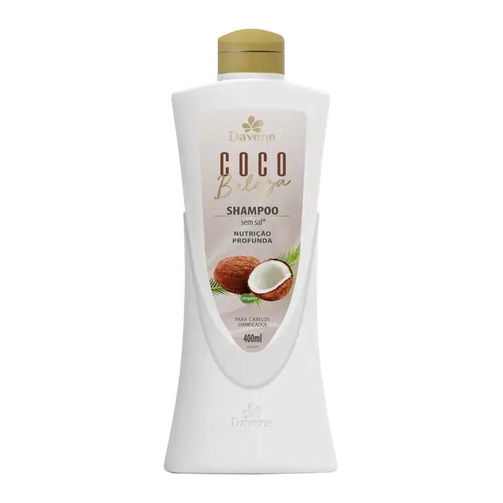 Shampoo Coco Beleza 400ml - Davene