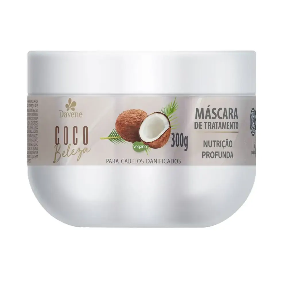 Máscara de Tratamento Coco Beleza 300g - Davene