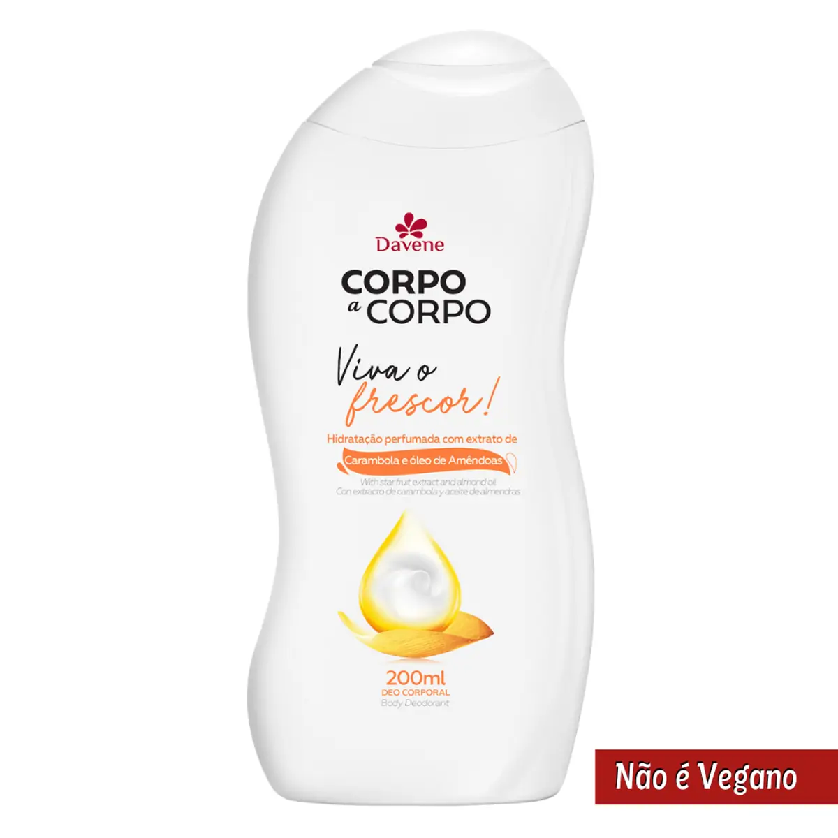 Locao Corpo A Corpo Davene 200ml Frescor