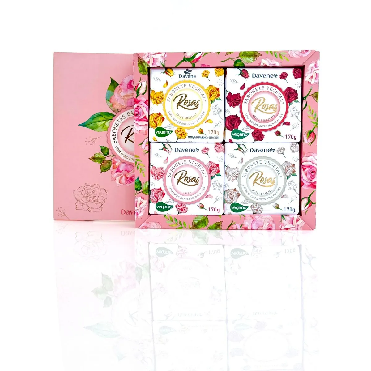 Sab Vegetal Rosas 170g Amarelas
