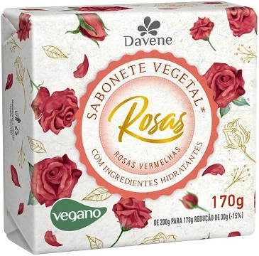 Sab Vegetal Rosas 170g Vermelhas
