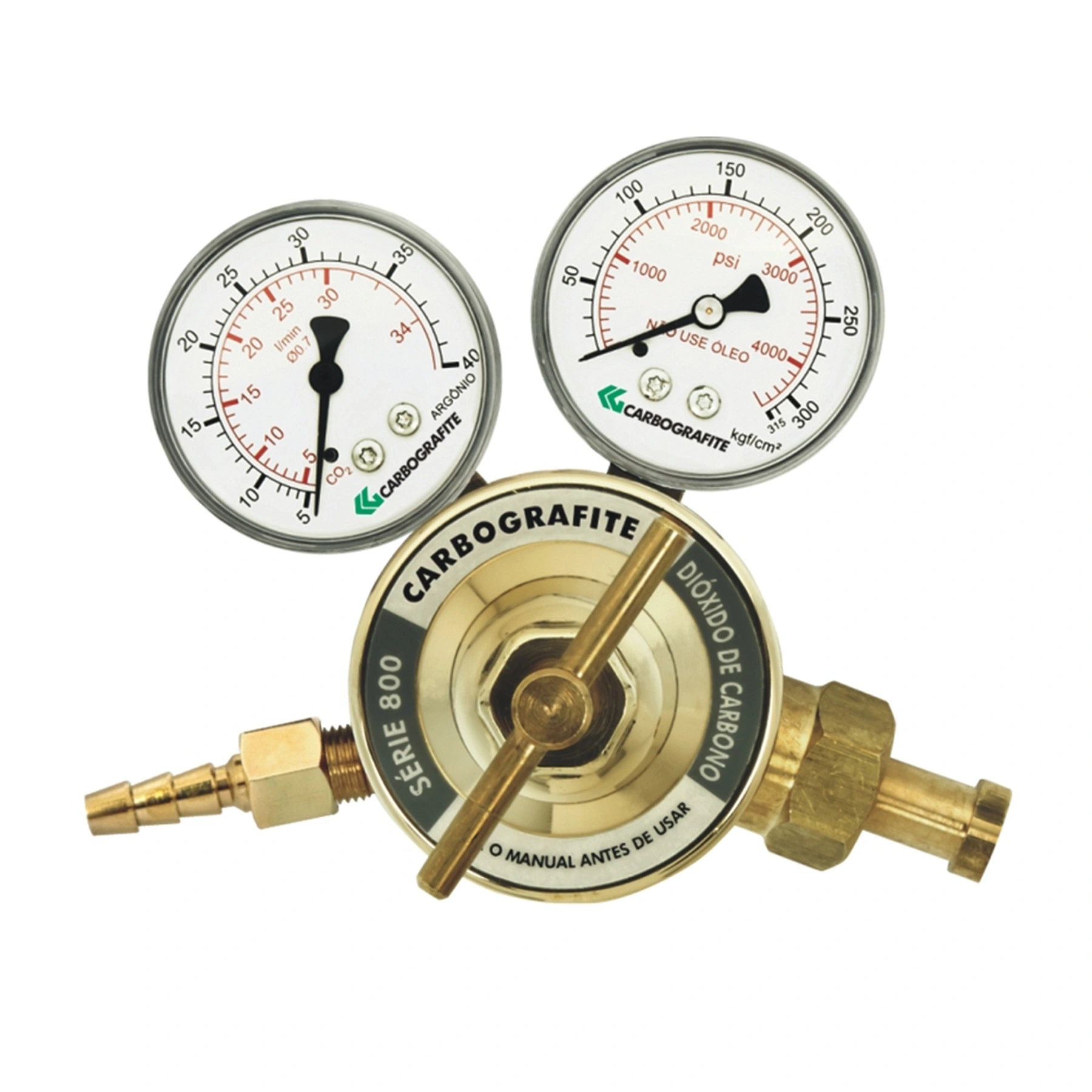 Regulador de Pressão para Cilindro CO2 Serie 800 Carbografite