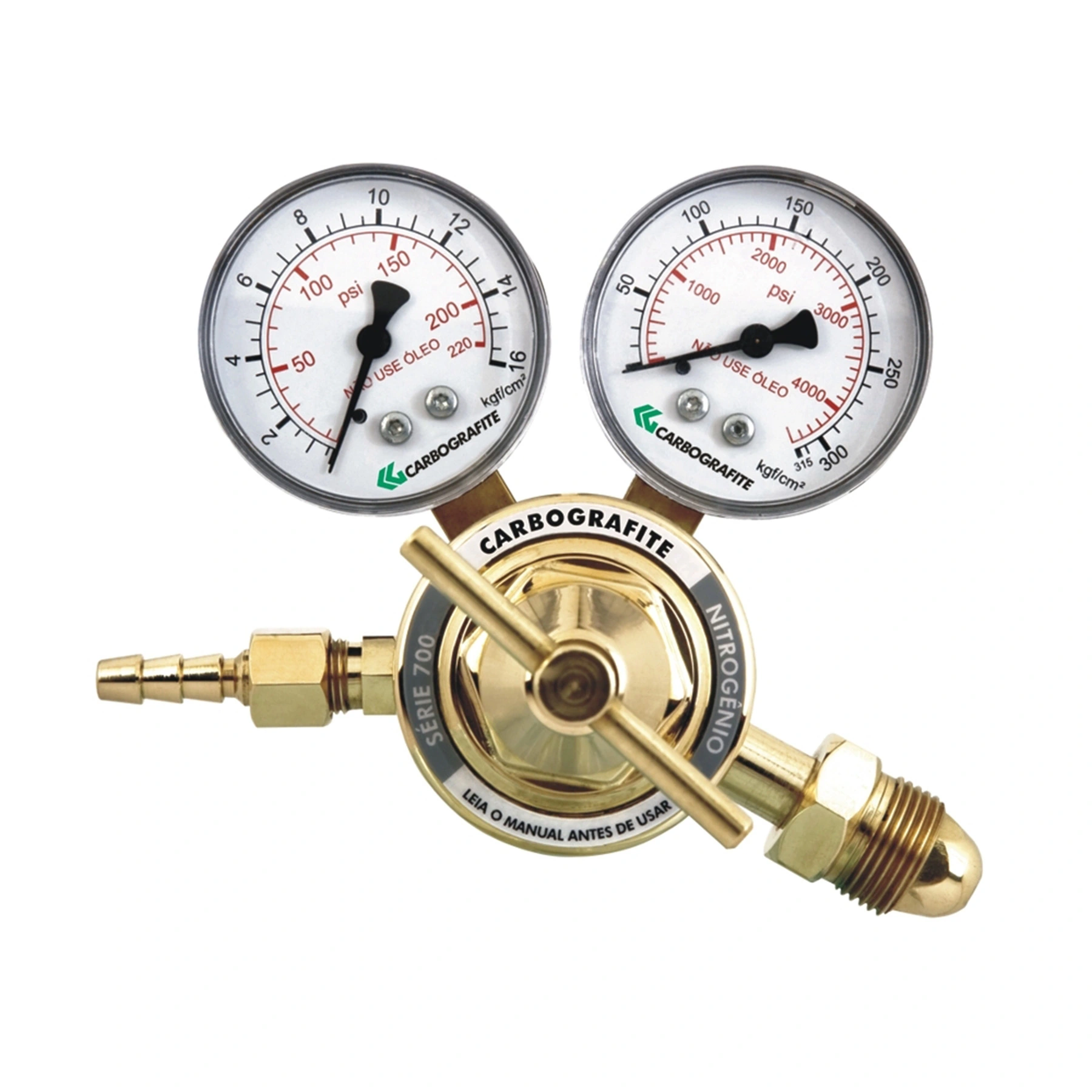 Regulador de Pressão para Cilindro Nitrogênio Serie 700 Carbografite