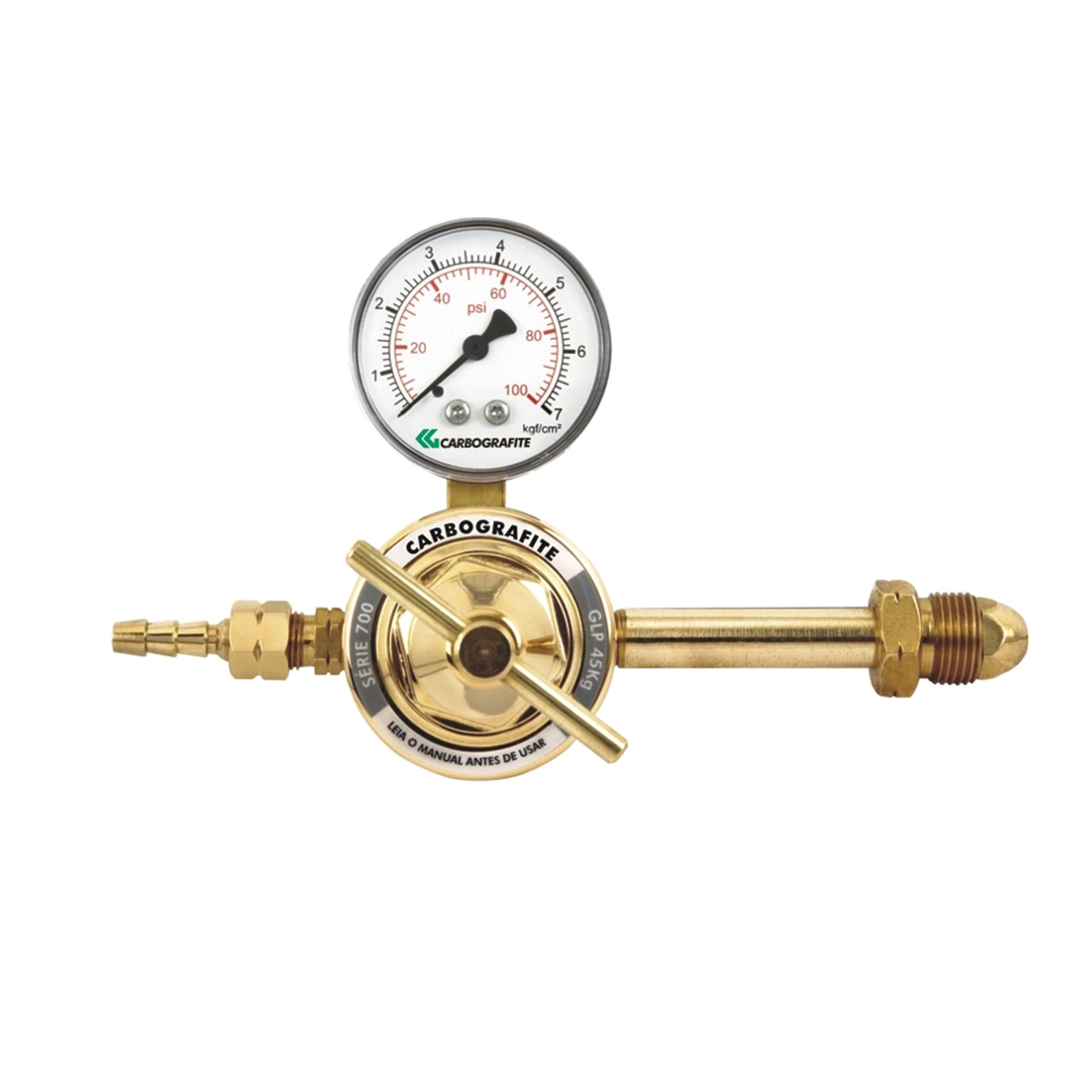 Regulador de Pressão para Cilindro GLP45K Serie 700 Carbografite