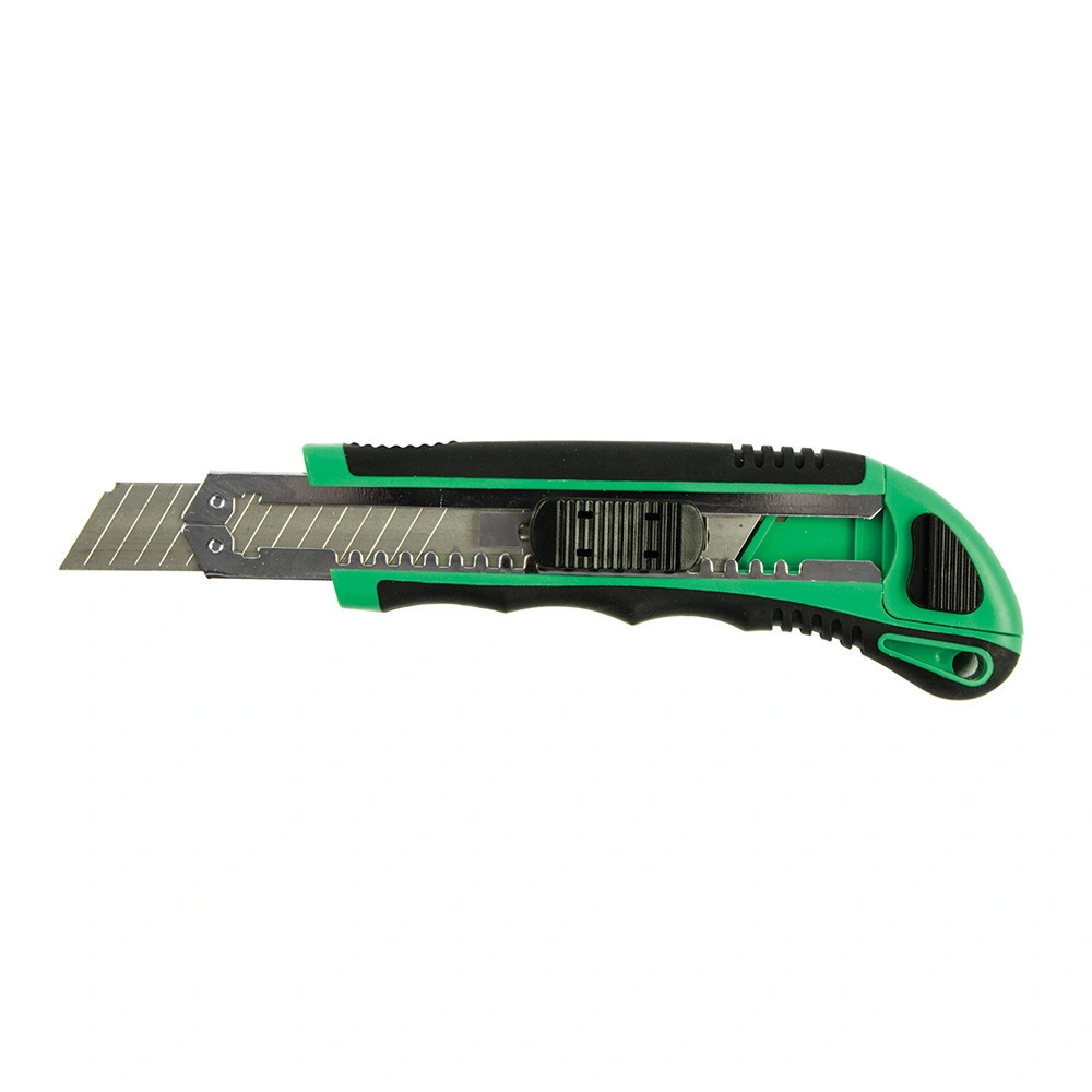 Estilete Cg Auto Lock Revestimento Em Borracha Carbografite