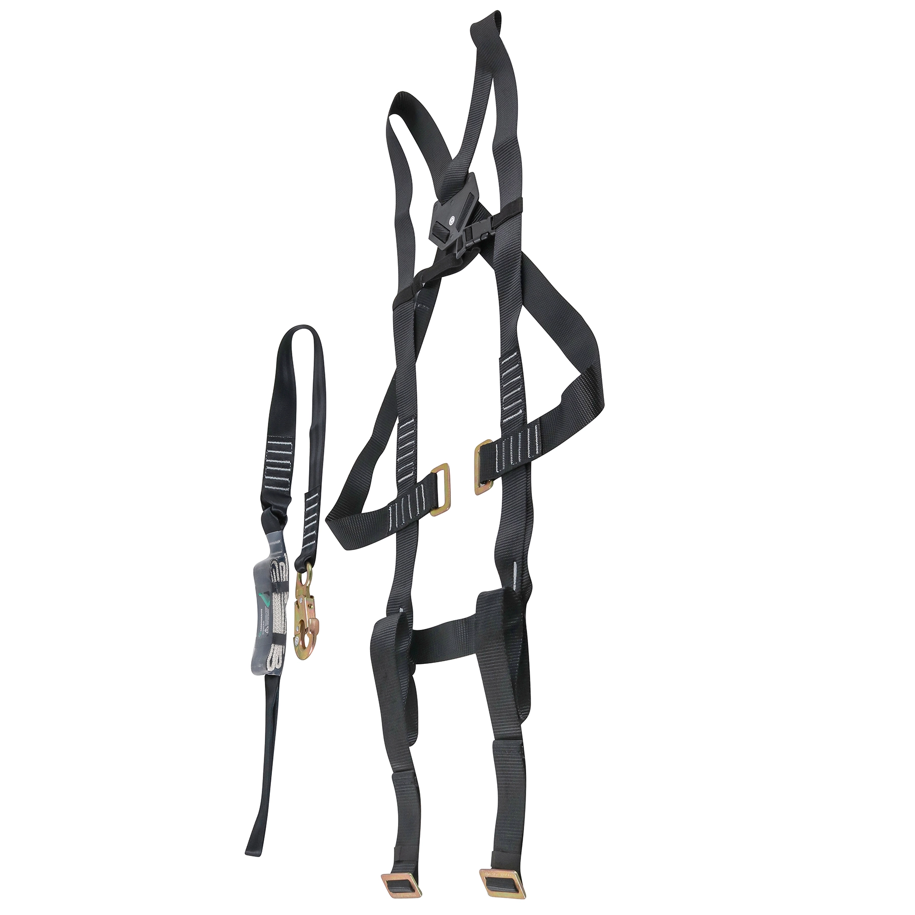 Conjunto Cinto Paraquedista CG700E e Talabarte CG 344AB CG750 HE Carbografite