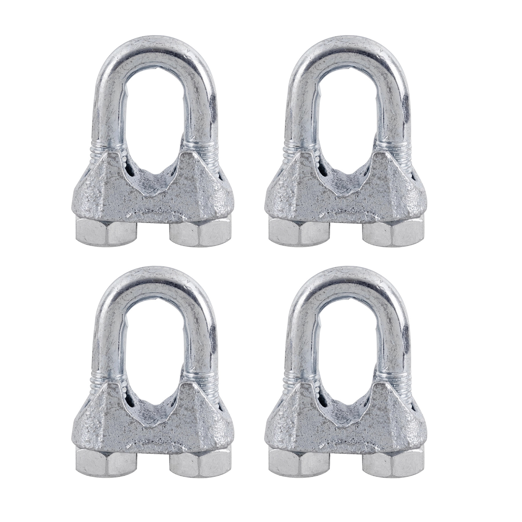 Clips para Cabos de Aço 3/8" 4 unidades Carbografite