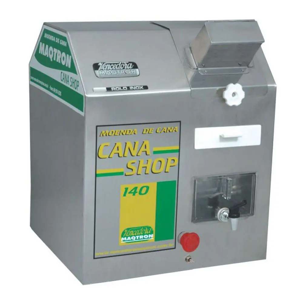 Moenda de Cana Maqtron Cana Shop 140 Elétrica Inox 220V