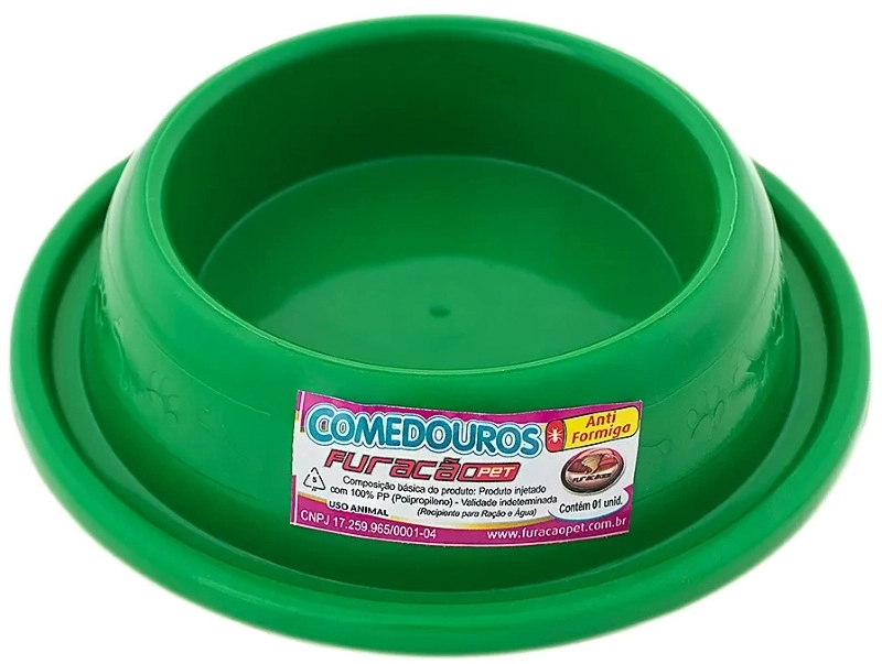 Comedouro Para Gatos Anti Formiga Roxo 200ml Furacão Pet N 2
