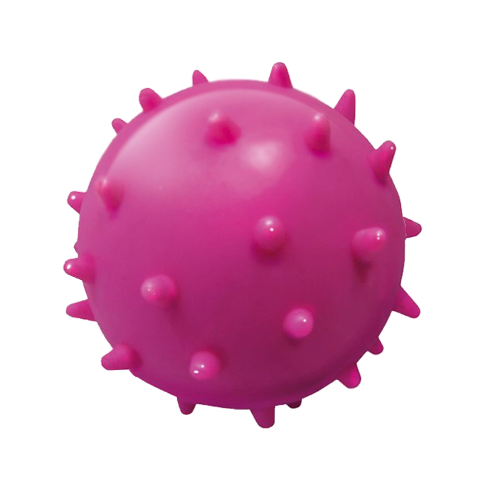 Bola Maciça Amarela Mamona Furacão Pet 60mm