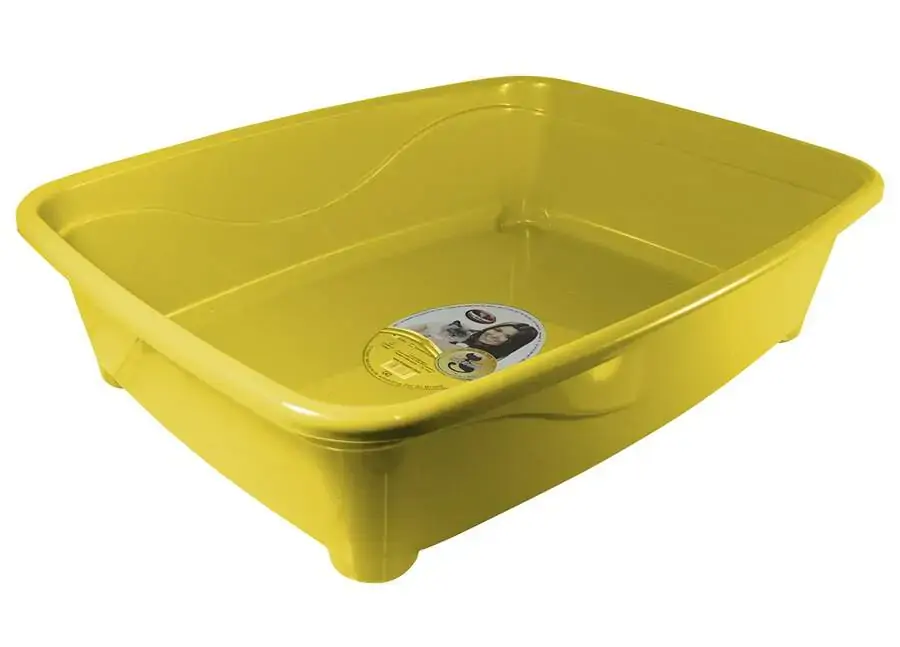 Bandeja Para Gatos Classic Amarelo Furacão Pet