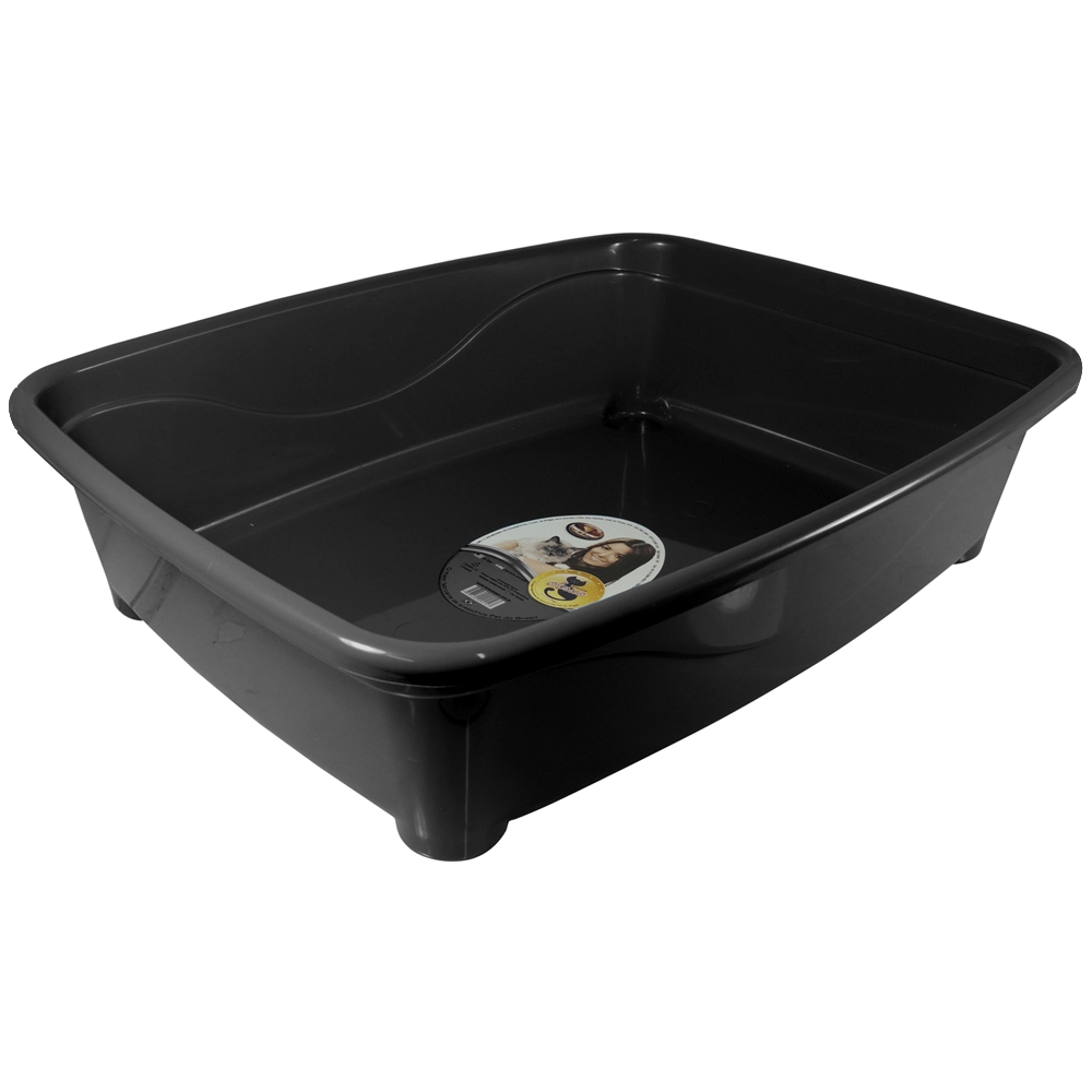 Bandeja Para Gatos Classic Preto Furacão Pet