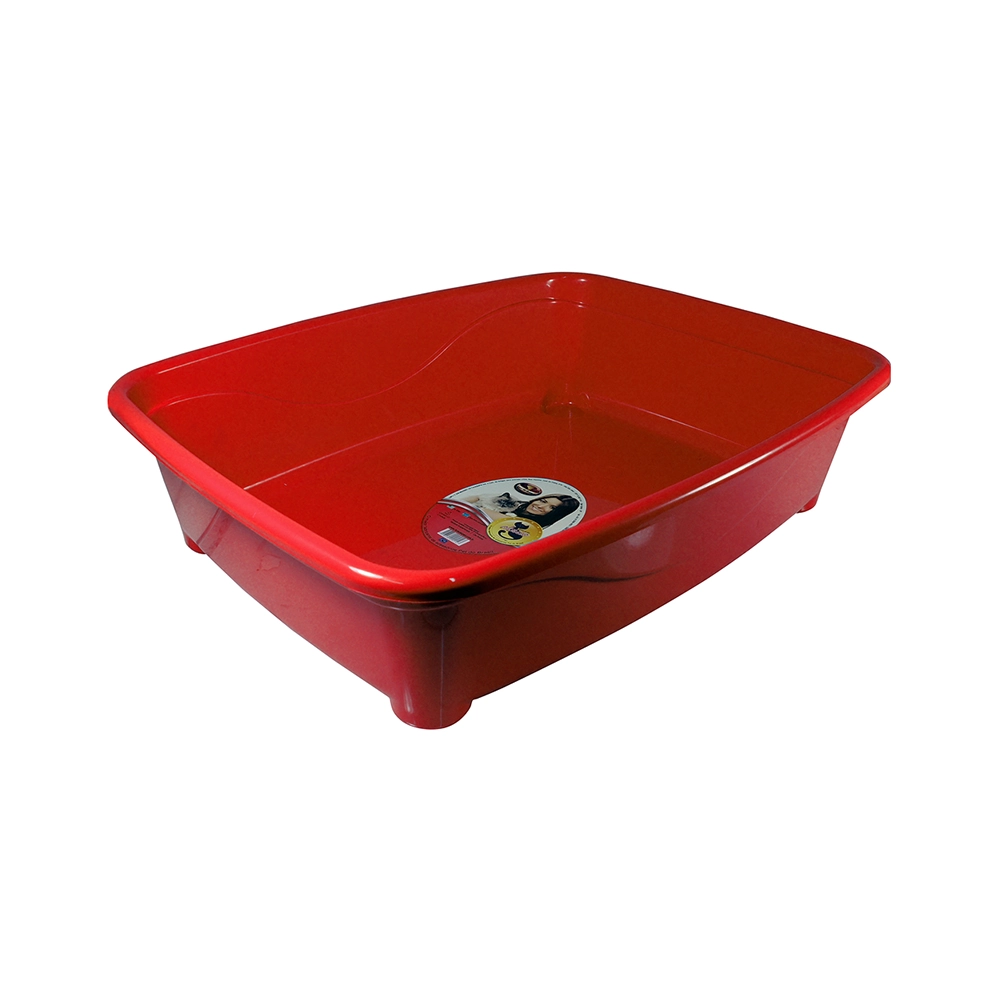 Bandeja Higiênica Classic Vermelha Furacão Pet