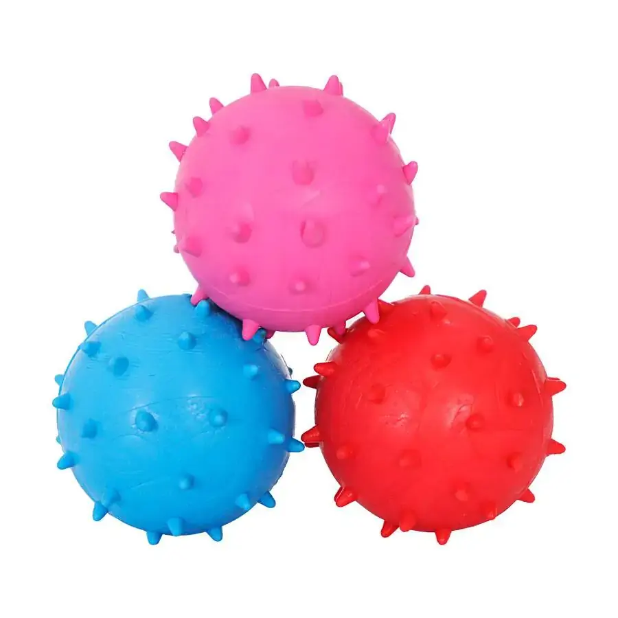 Bola Maciça Azul Mamoninha Furacão Pet 45mm