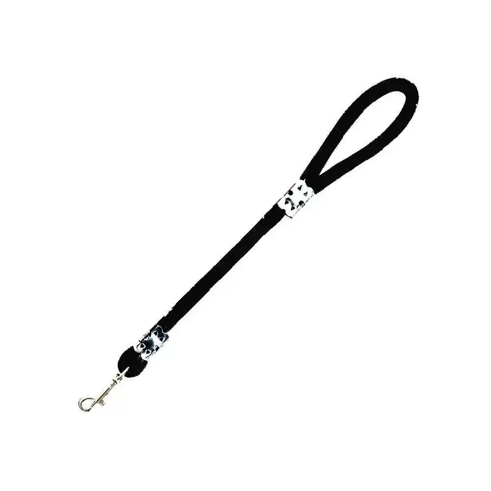 Guia de Corda Roliça Grossa 1 MT - 16 MM Preta Furação Pet