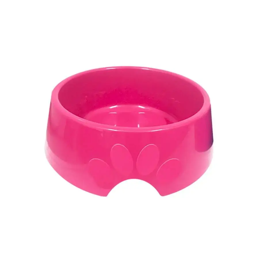 Comedouro Plast. Pop Furacaopet N1 300 Ml Rosa