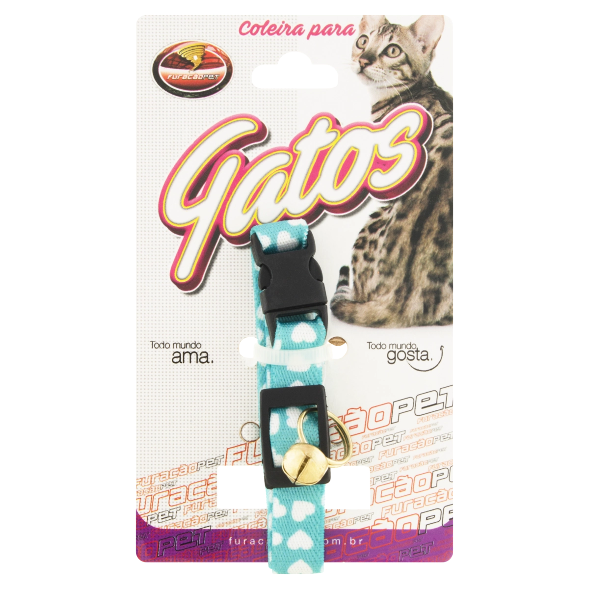 Coleira Para Gatos Furacão Pet