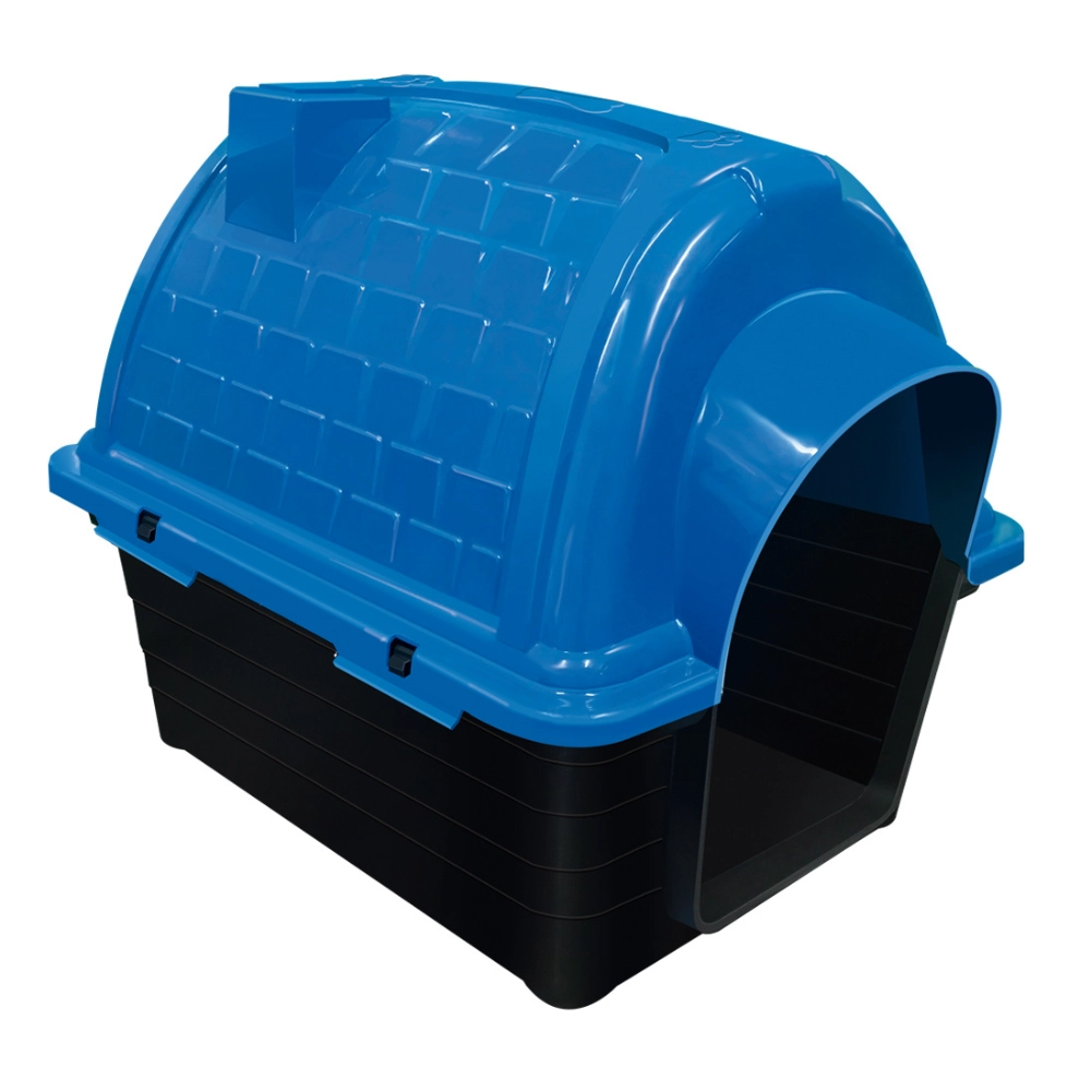 Casa Plástica Iglu Azul Furacão Pet N°1