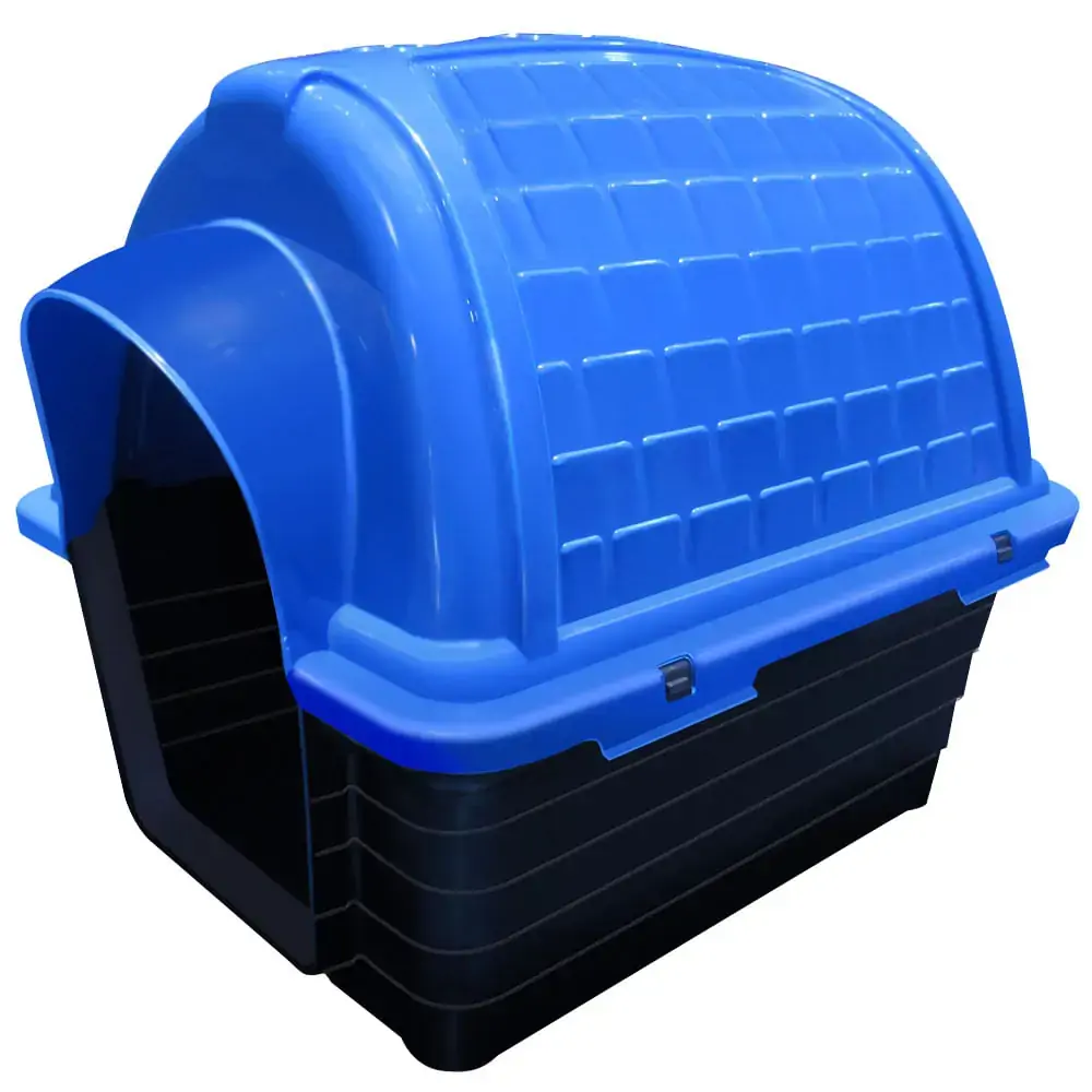 Casinha Plast Iglu Azul N3 885 Furacao Pet