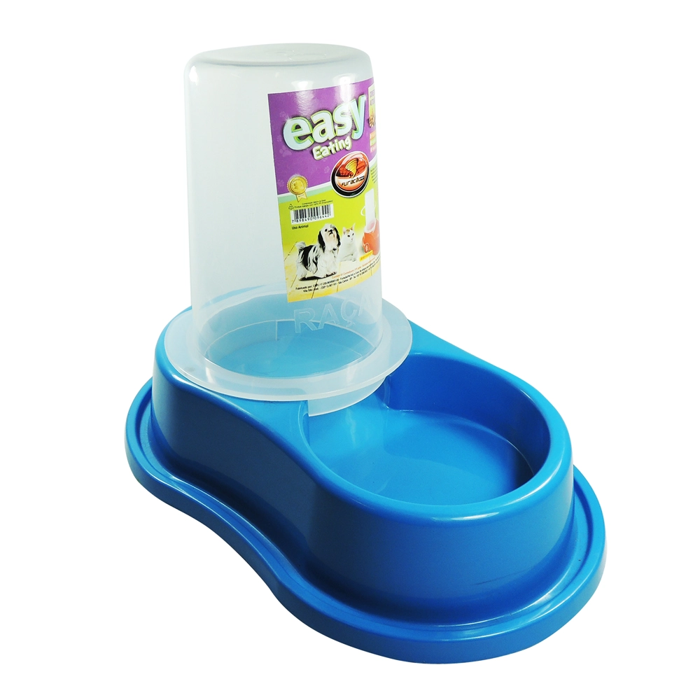 Comedouro Antiformiga Autom Com Dosador P Azul 0907 Furacao Pet