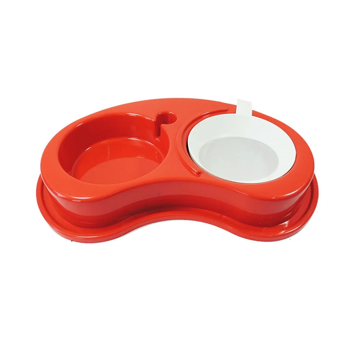 Comedouro Plast Anti Form Luxo Duplo G Vermelho