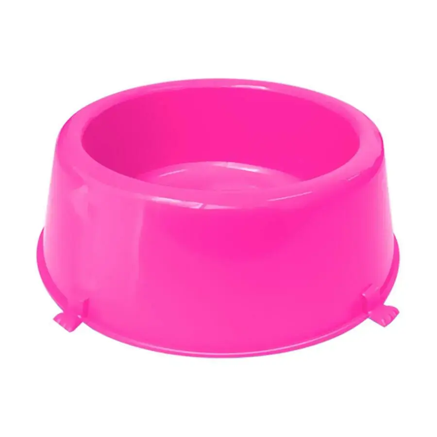 Comedouro Plast. Classic N1 370 Ml Rosa