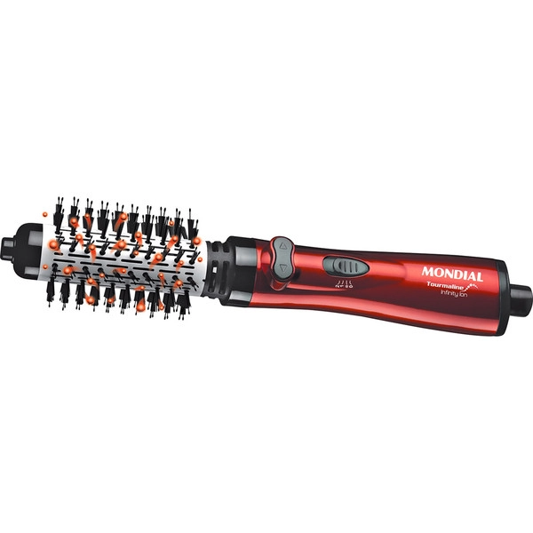 Escova Rotativa Mondial Íon ER-03 Vermelho 110V