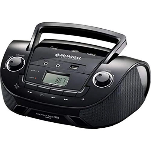 Som Portátil Mondial Com Entradas Usb/auxiliar Rádio Fm Sintonia Digital Nbx 06