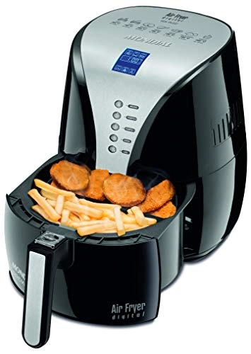Fritadeira Elétrica Mondial Af 04 Air Fryer Digital Premium Preto/inox