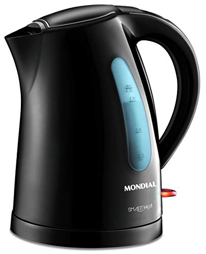 Chaleira Elétrica Mondial Smart Hot Ce 02 Com Capacidade De 1,7l E 1750w De Potência ? Preto