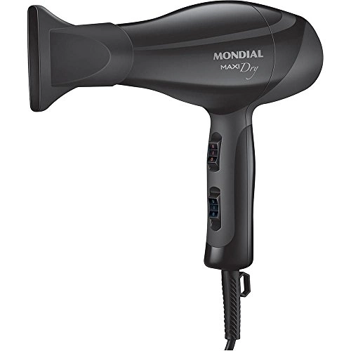 Secador De Cabelos Mondial Maxi Dry Com Emissão De íons E 3 Temperaturas 1900w ? Preto