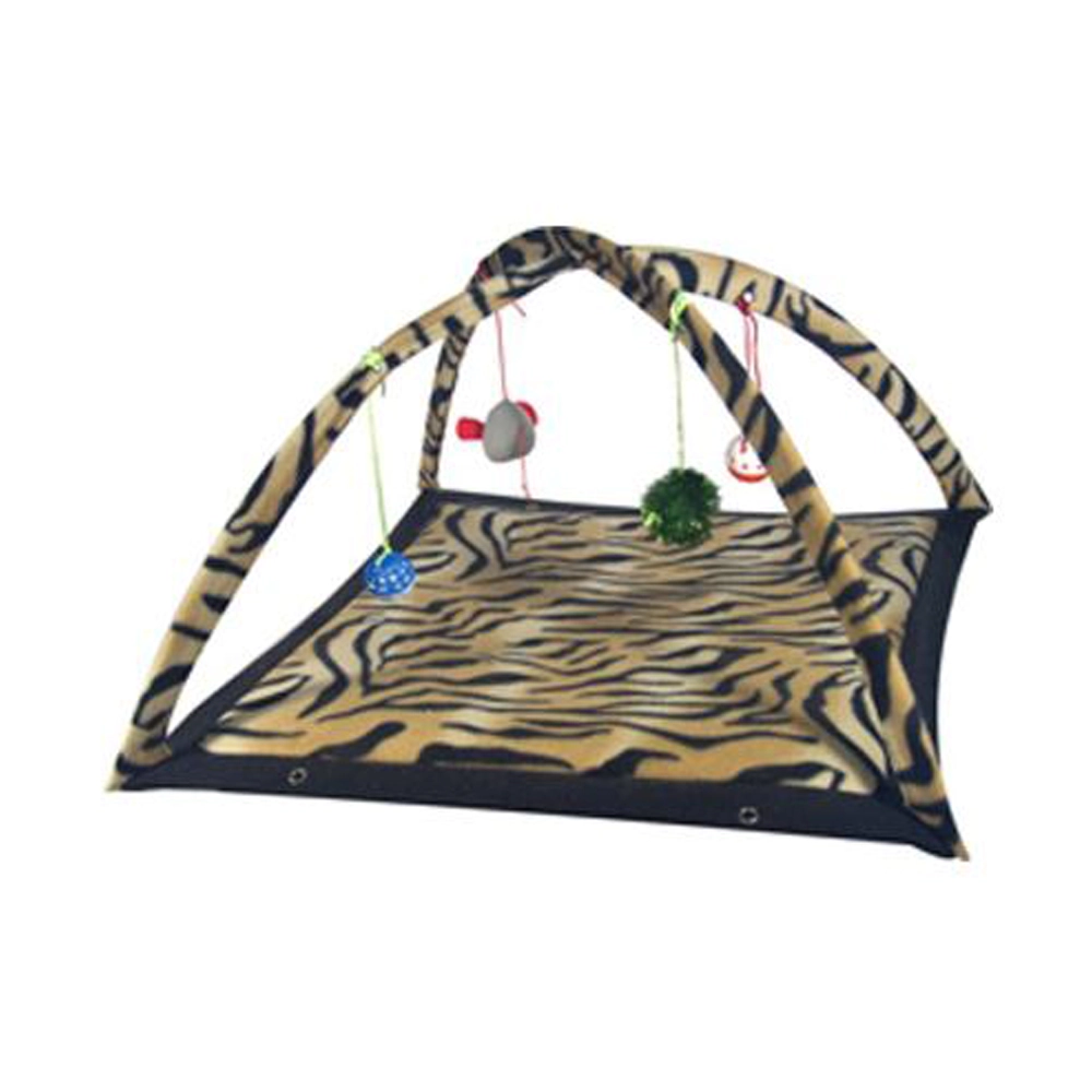 Tenda com Brinquedos para Gato Chalesco