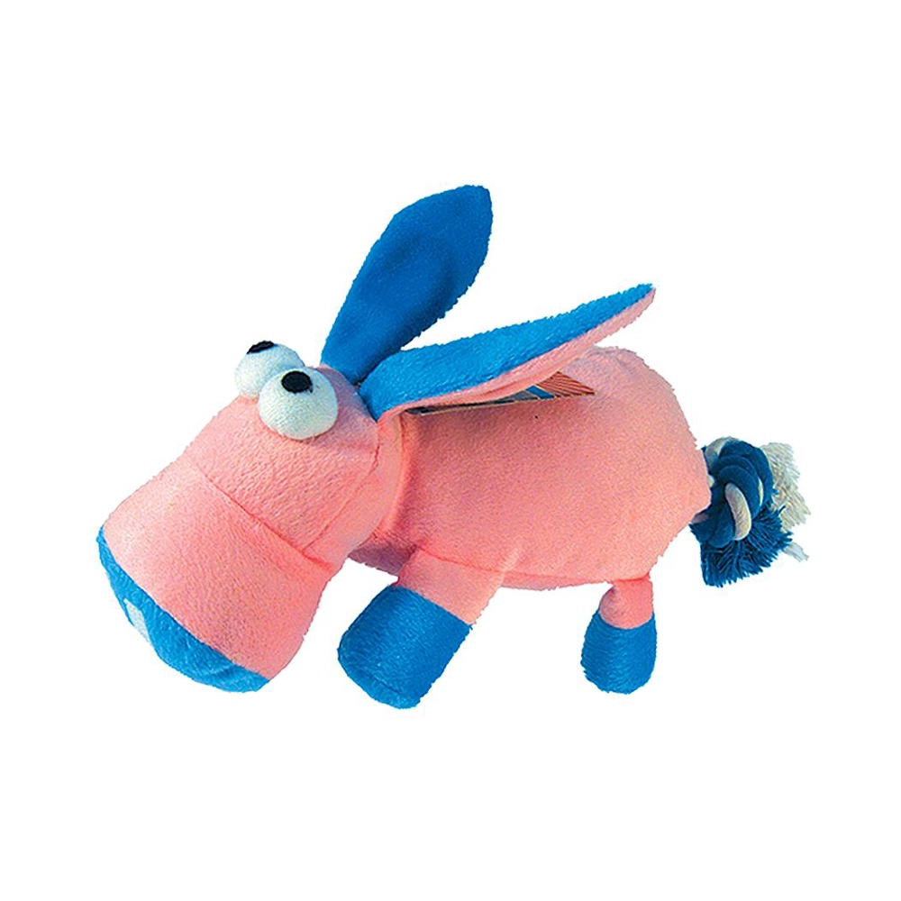 Brinquedo Chalesco Para Cães Pelúcia Cachorro Luxo Rosa E Azul