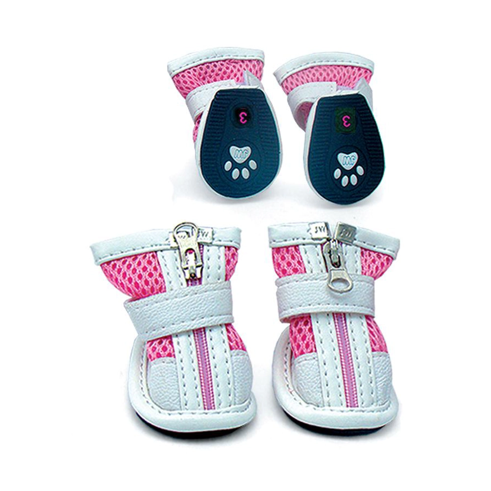 Botinha Para Cães Chalesco Rosa Tamanho 3