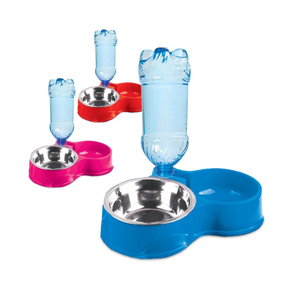 Comedouro Chalesco Pratik Pet Vermelho