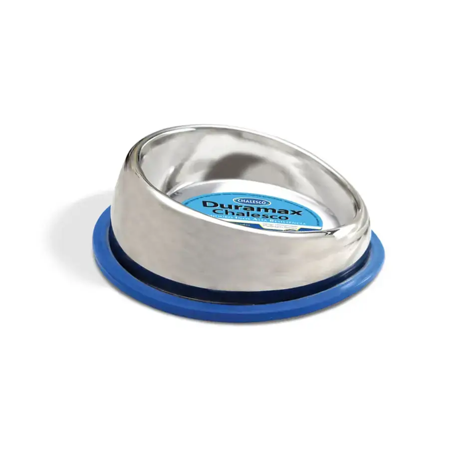 Comedouro Inox Duramax Design Com Silicone Chalesco 940ml