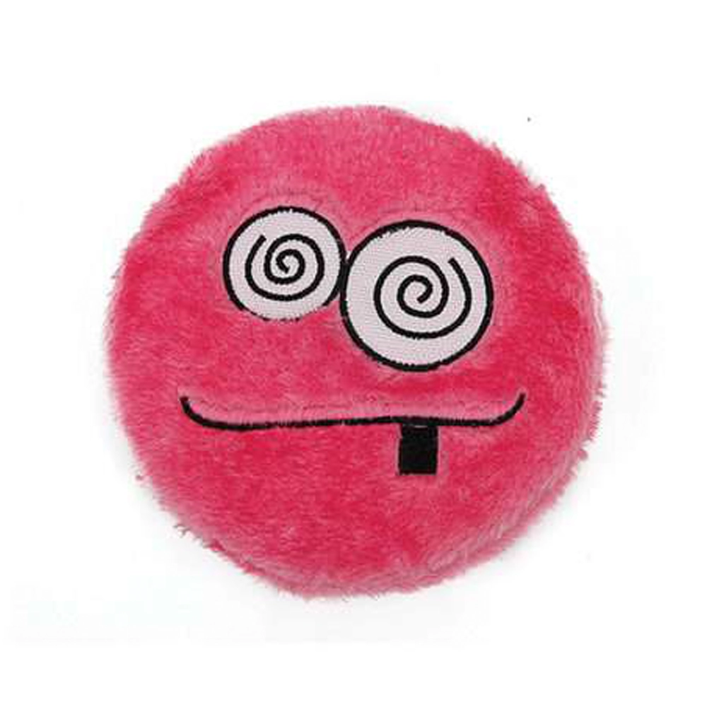 Brinquedo Chalesco Pelúcia Emoticon Crazy Para Cães
