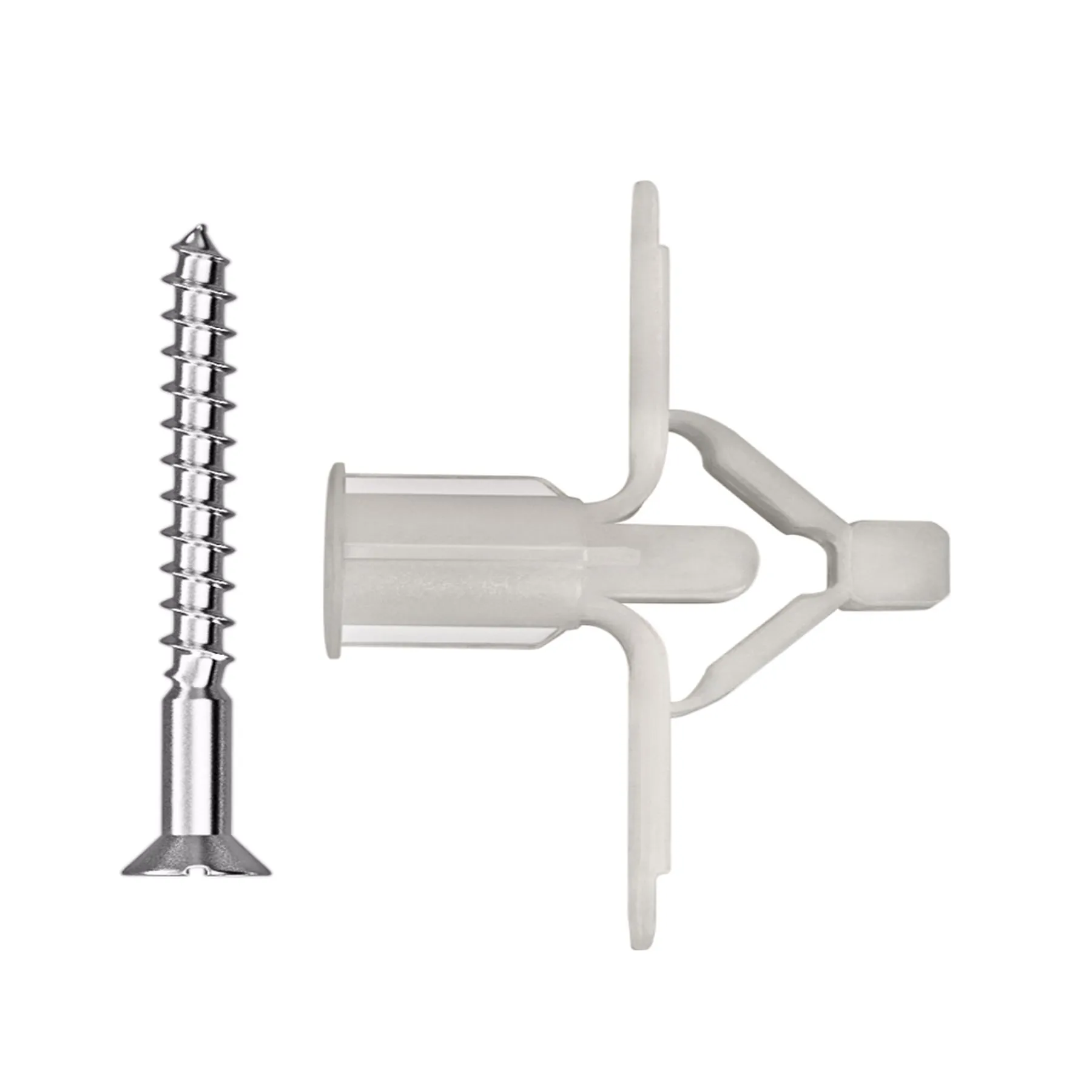 Bucha Nylon Universal 10mm com Parafuso FLY 3 15 unidades