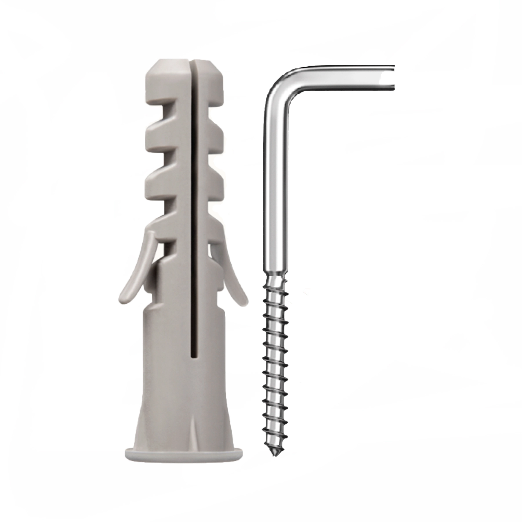 Bucha Nylon para Alvenaria 6mm com Escápula 20 unidades