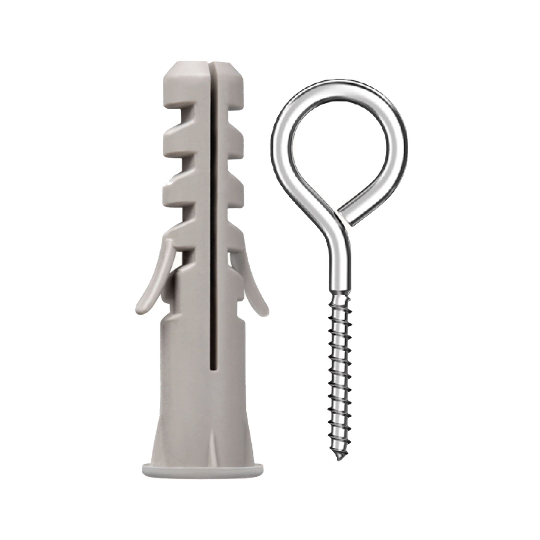 Bucha Nylon para Alvenaria 10mm com Pitão 10 unidades