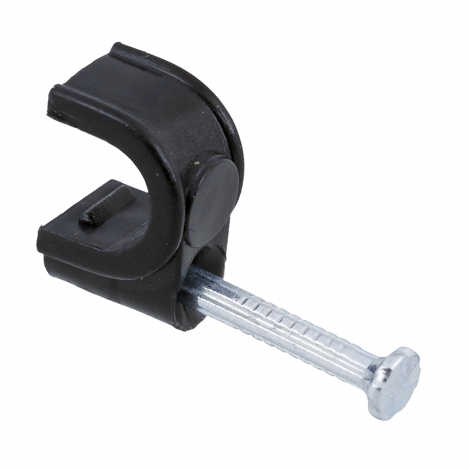 Fixa Fio Coaxial 8 2,5x25 Preto com 20 Unidades Sforplast