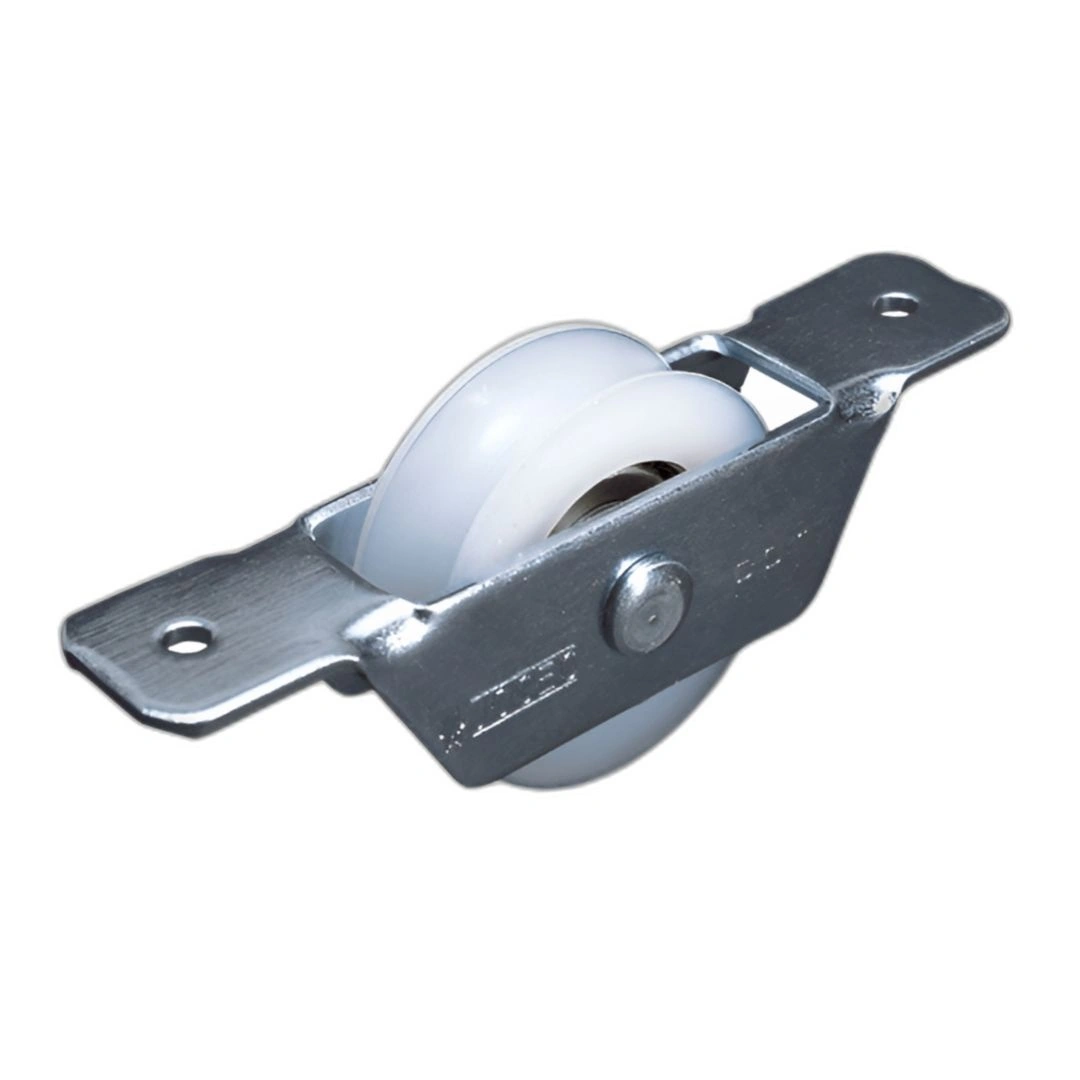 Roldana Portao 2 1/2 Pol Nylon Canal "u" C/rolamento Cavalete Zincado Jocec