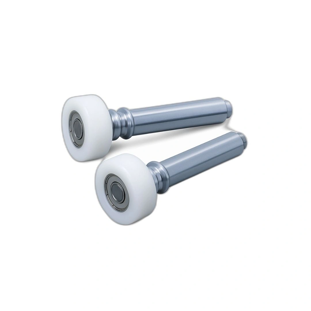 Roldana Guia Lateral 18x48 Nylon C/rolamento Portao Basculante 2 Pçs Jocec 061106