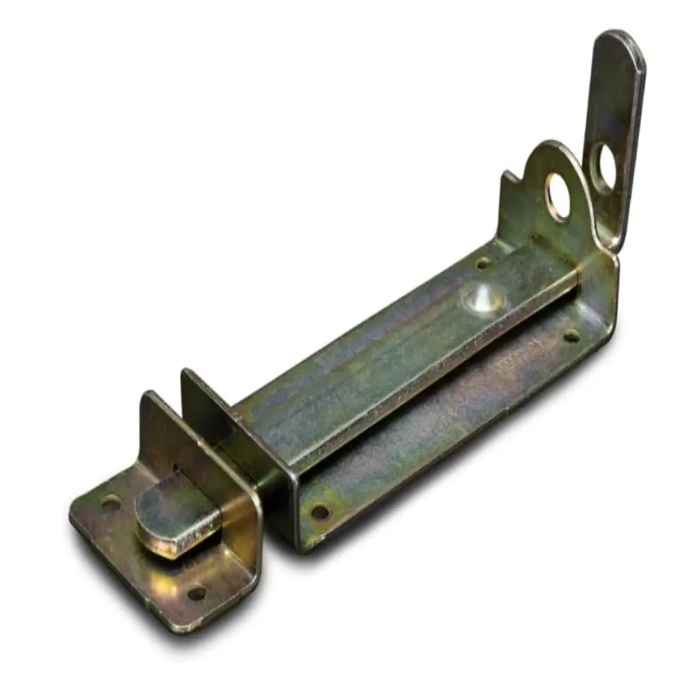 Trinco Chato Ferrolho 4 Pol 104mm Porta Portão Ferro Madeira Bicromatizado Jocec
