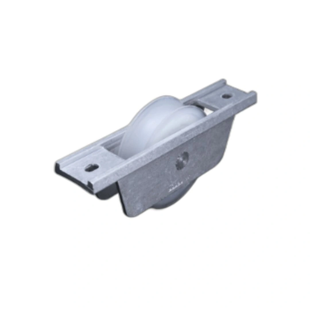 Roldana Portao 75mm Nylon Canal Em "u" Cavalete Aluminio Jocec