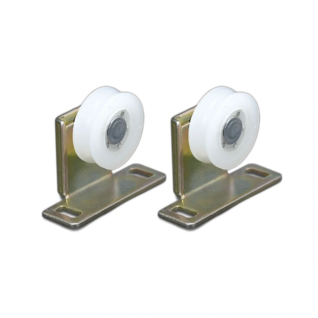 Roldana Rodizio C/esfera Concavo 1 1/8" Em Nylon C/ Suporte 2 Pçs Jocec