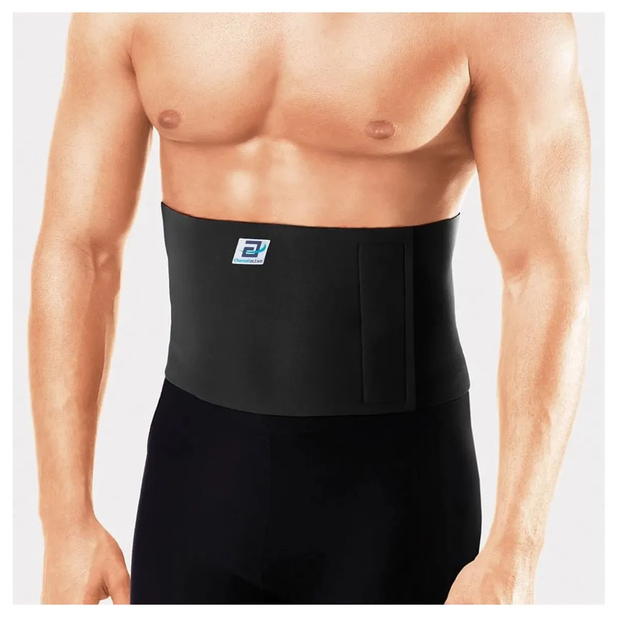 Faixa Abdominal Ajustável Chantal - Cor: Preto