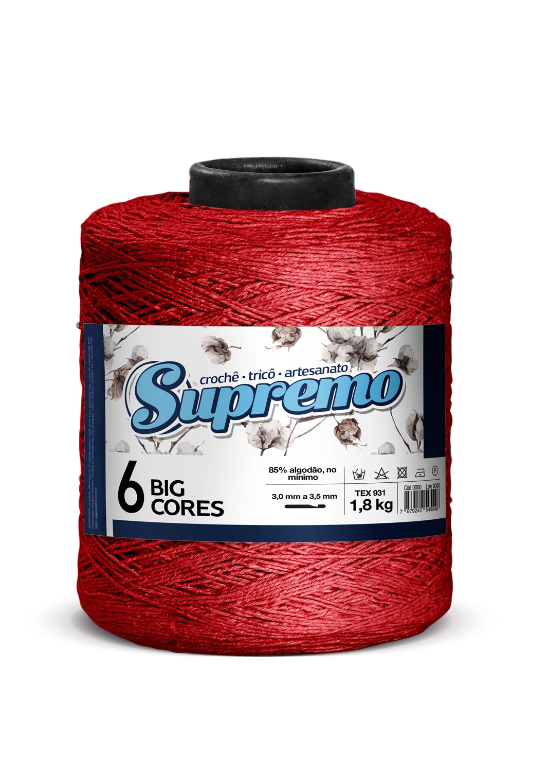 Barb Supremo Big Cores 06 Vermelho