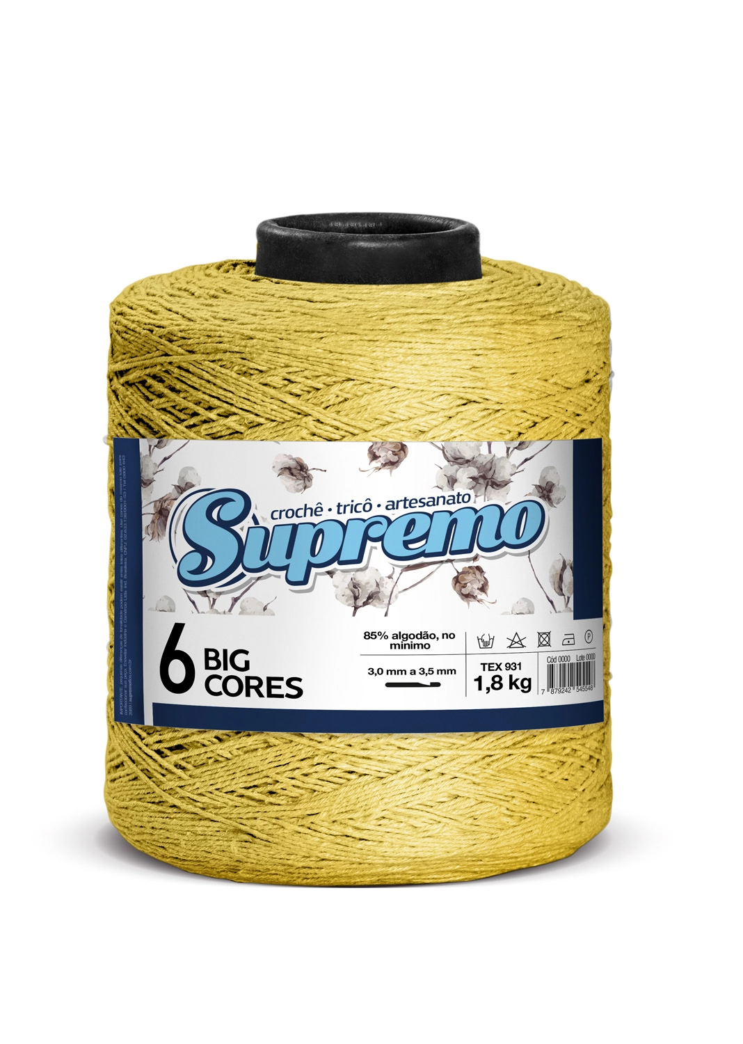 Barb Supremo Big Cores 06 Amarelo Canario