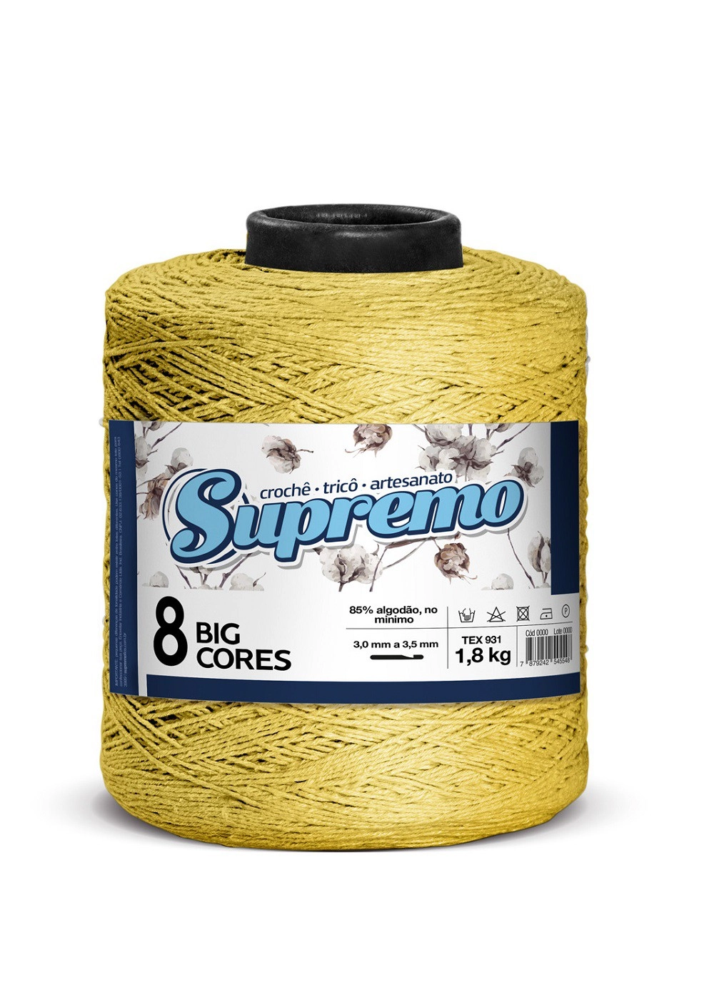 Barb Supremo Big Cores 08 Amarelo Canario